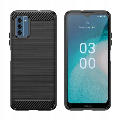 CARBON CASE ETUI OBUDOWA POKROWIEC FUTERAŁ PLECKI DO NOKIA C300 CZARNE