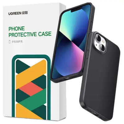 SILIKONSKI OVITEK UGREEN CASE ZA IPHONE 14 OVITEK ČRN