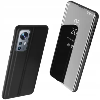 CLEAR VIEW CASE ETUI POKROV OHIŠJA ETUI ZA XIAOMI 12 LITE ČRNA