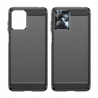CARBON CASE ETUI OBUDOWA POKROWIEC FUTERAŁ DO MOTOROLA MOTO G13 CZARNE