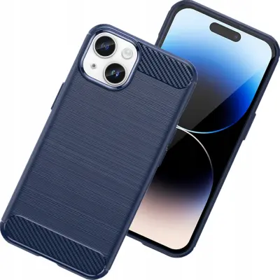 CARBON OVITEK OVITEK OHIŠJE OVITEK ZA IPHONE 14 PLUS MODRA