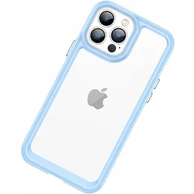 OUTER SPACE CASE ETUI OBUDOWA POKROWIEC FUTERAŁ DO IPHONE 14 PRO NIEBIESKI