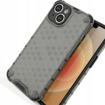 HONEYCOMB ETUI CASE OBUDOWA POKROWIEC FUTERAŁ PLECKI DO IPHONE 14 CZARNE