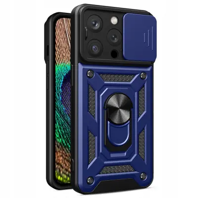 HYBRID ARMOUR CASE OVITEK OHIŠJE OVITEK ZA IPHONE 15PRO MODRA