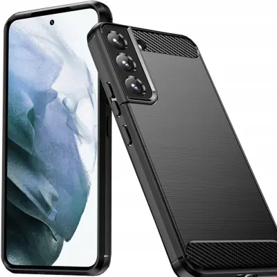 CARBON CASE ETUI OBUDOWA POKROWIEC FUTERAŁ DO SAMSUNG GALAXY S23+ CZARNE
