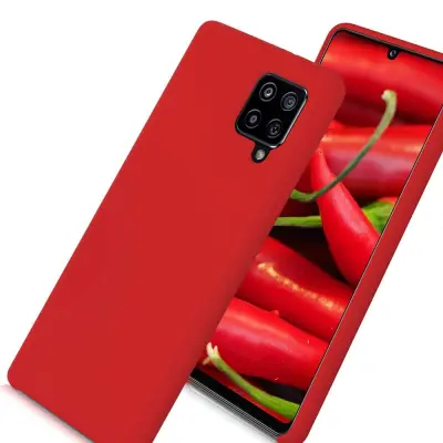 SILIKONSKI OVITEK OHIŠJE ZA SAMSUNG GALAXY A42 5G RDEČ