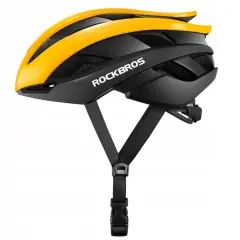 ROCKBROS KOLESARSKA ČELADA M DURABLE UDOBNA TRDA ZA KOLO RUMENA IN ČRNA
