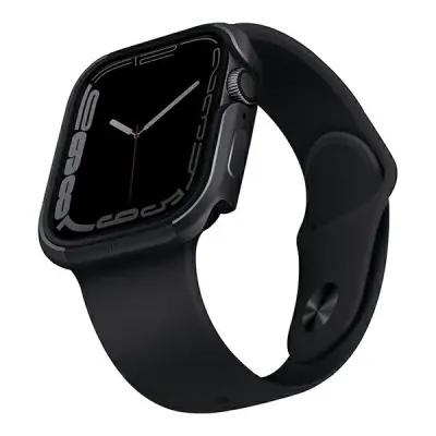 UNIQ VALENCIA ETUI ZA APPLE WATCH SERIES 4/5/6/7/8/SE/SE2 45/44MM GRAPHITE