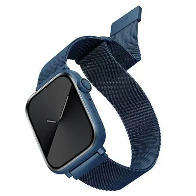 UNIQ DANTE PAŠČEK APPLE WATCH IZ NERJAVEČEGA JEKLA ZA 38/40/41MM MODRA
