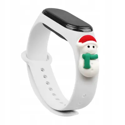 STRAP XMAS STRAP BAND ZA XIAOMI MI BAND 4 / 3 BOŽIČNI SNEŽAČ