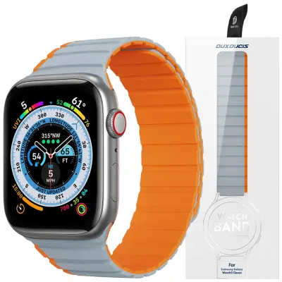 DUX DUCIS PAŠEK ZA APPLE WATCH SE/8/7/6/5/4/3/2/1 41/40/38MM SIVA
