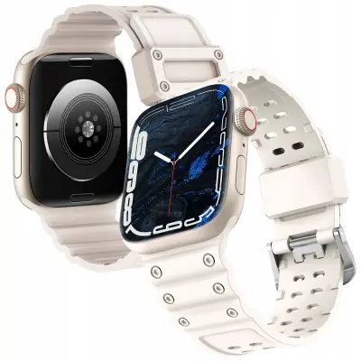 STRAP PASEK DO APPLE WATCH ULTRA/SE/8/7/6/5/4/3/2/1 49/45/44/42MM BEŻOWY