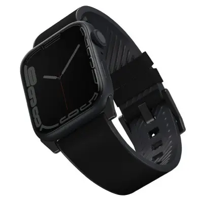 UNIQ STRADEN USNJEN HYBRID PAŠEK ZA APPLE WATCH 42/44/45/49MM ČRN