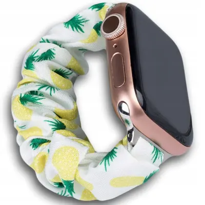 MATERIAL PAŠEK ZA APPLE WATCH 7/6/5/4/3/2/SE 41/40/38MM PINEAPPLE