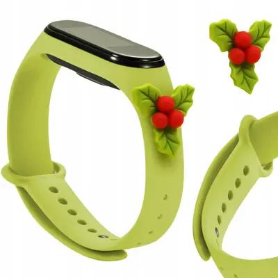 STRAP XMAS STRAP BAND ZA XIAOMI MI BAND 4/3 CHRISTMAS GREEN MISTELLE