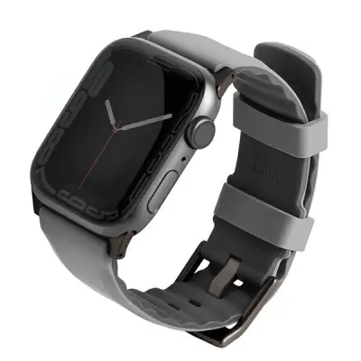 PASEK UNIQ LINUS NA APPLE WATCH 1/2/3/4/5/6/7/8/SE/SE2/ULTRA 42/44/45/49MM - SZARY