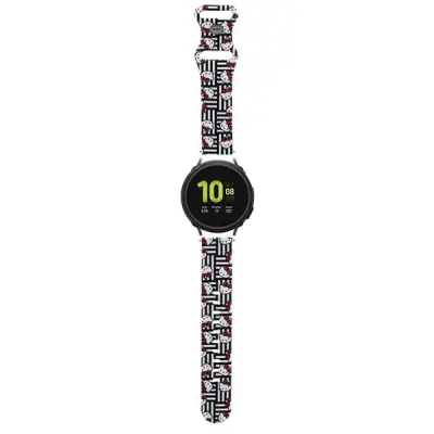 HELLO KITTY SILIKONSKI PAŠEK 20MM UNIVERZALEN ČRN ZA ETUI ZA URO