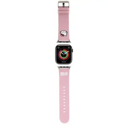HELLO KITTY PAŠEK ZA APPLE WATCH 38/40/41MM PINK CASE ZAPESTNICA