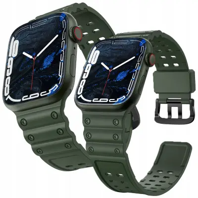 STRAP PASEK OPASKA DO APPLE WATCH SE/8/7/6/5/4/3/2/1 41/40/38MM ZIELONY