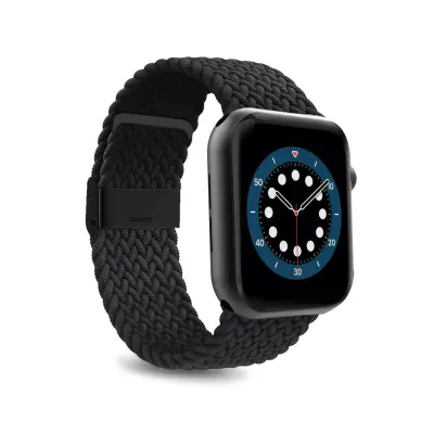 PURO LOOP NAJLON PAŠEK ZA APPLE WATCH 38/40/41 MM ČRNO ETUI