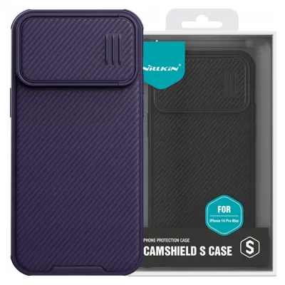 NILLKIN CASE COVER OHIŠJE OVITEK ZA IPHONE 14 PRO MAX VIJOLIČEN