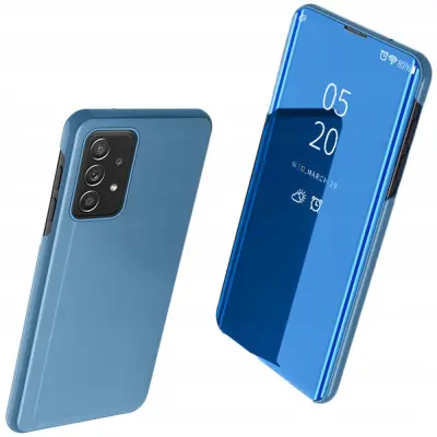 OVITEK CLEAR VIEW CASE ZA SAMSUNG GALAXY A73 MODRA