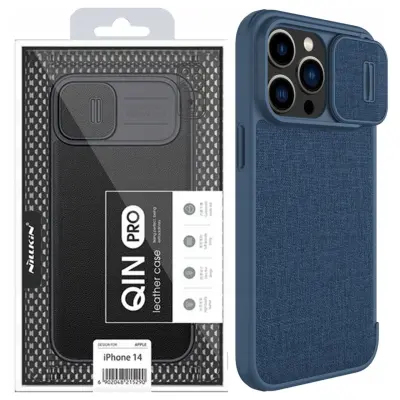 NILLKIN ETUI CASE OBUDOWA OSŁONA NA APARAT DO IPHONE 14 PRO NIEBIESKI