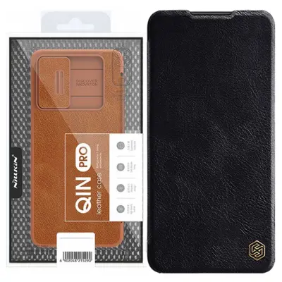 NILLKIN SKÓRZANE ETUI CASE OBUDOWA FUTERAŁ DO SAMSUNG GALAXY A73 CZARNY