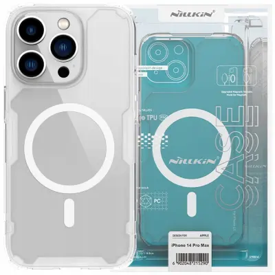 NILLKIN ETUI CASE OBUDOWA POKROWIEC FUTERAŁ Z MAGSAFE DO IPHONE 15PRO BIAŁE