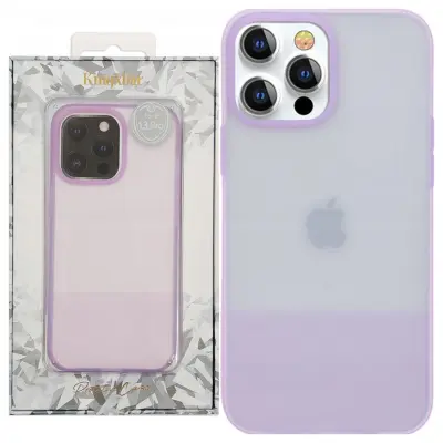 KINGXBAR OVITEK OVITEK OHIŠJE ETUI ZA IPHONE 13 PRO VIJOLIČEN