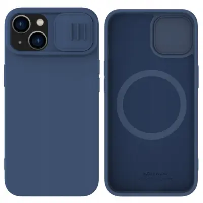 NILLKIN ETUI CASE OBUDOWA OSŁONA NA APARAT DO IPHONE 15 PLUS GRANATOWE