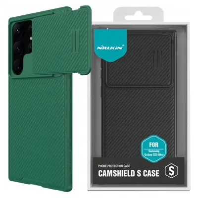 NILLKIN ETUI CASE OSŁONA NA APARAT DO SAMSUNG GALAXY S23 ULTRA ZIELONE