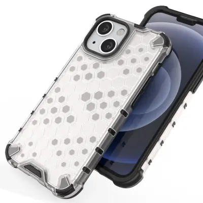 HONEYCOMB OVITEK OVITEK OHIŠJE ZA IPHONE 13 MINI PROZOREN