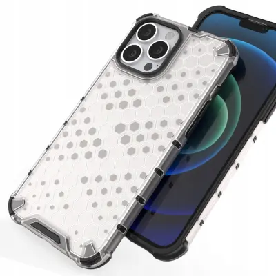 HONEYCOMB CASE OVITEK OHIŠJE OVITEK ZA IPHONE 13PRO PROZOREN