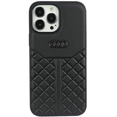 OVITEK AUDI PRAVO USNJE ZA IPHONE 13 PRO/13 ČRN OVITEK