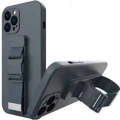 ROPE CASE ETUI CASE OBUDOWA ZE SMYCZĄ DO SAMSUNG GALAXY S21 ULTRA GRANATOWY