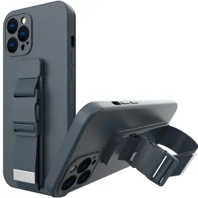 ROPE CASE ETUI CASE OBUDOWA ZE SMYCZĄ DO SAMSUNG GALAXY S21 ULTRA GRANATOWY