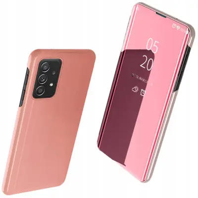 OVITEK CLEAR VIEW CASE S TANKOM ZA SAMSUNG GALAXY A73 ROZA