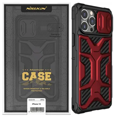NILLKIN ETUI CASE OBUDOWA POKROWIEC FUTERAŁ DO IPHONE 13 PRO CZERWONY