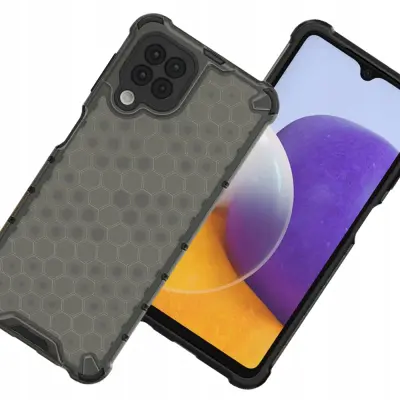 HONEYCOMB CASE OVITEK OHIŠJE OVITEK ZA SAMSUNG GALAXY A22 ČRN