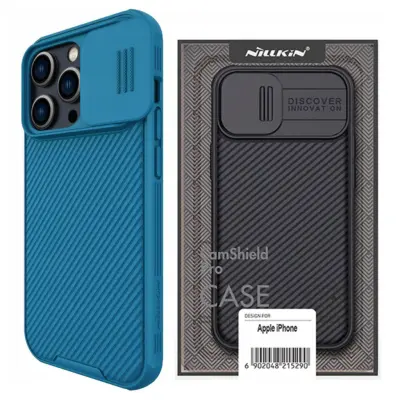 NILLKIN ETUI CASE FUTERAŁ OSŁONA NA APARAT DO IPHONE 14 PRO MAX NIEBIESKI
