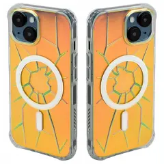 KINGXBAR OVITEK OVITEK OHIŠJE OVITEK ZA IPHONE 15 HOLOGRAFSKA