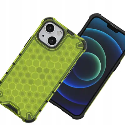 HONEYCOMB ETUI CASE OBUDOWA POKROWIEC FUTERAŁ DO IPHONE 13 MINI ZIELONY
