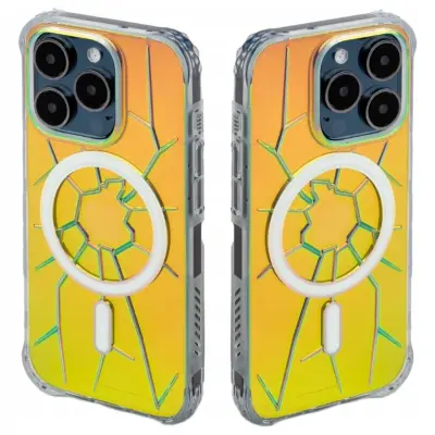 KINGXBAR ETUI CASE OBUDOWA POKROWIEC MAGSAFE DO IPHONE 15 PRO HOLOGRAFICZNE
