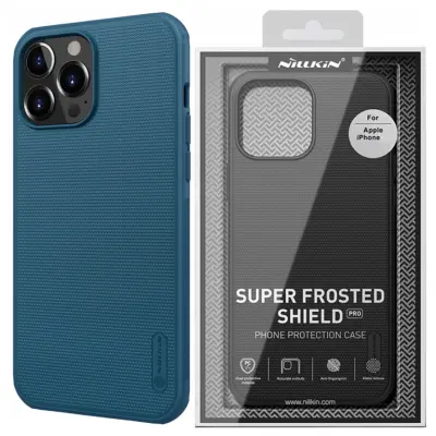 NILLKIN ETUI CASE OBUDOWA POKROWIEC FUTERAŁ DO IPHONE 13 PRO MAX NIEBIESKI