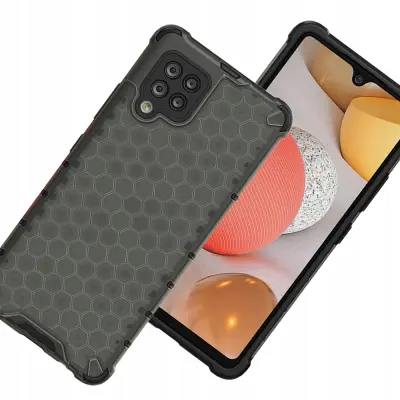 HONEYCOMB CASE OVITEK OHIŠJE OVITEK ZA SAMSUNG GALAXY A42 ČRNO