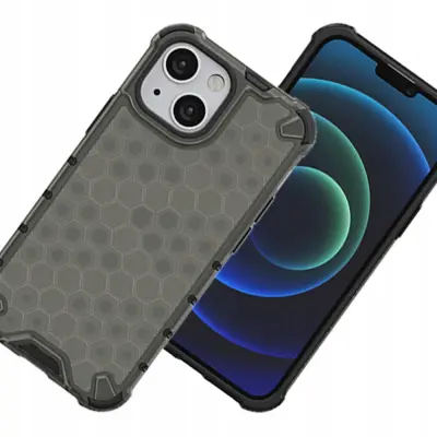 HONEYCOMB ETUI CASE OBUDOWA POKROWIEC FUTERAŁ DO IPHONE 13 MINI CZARNY