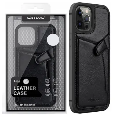 OVITEK NILLKIN S PREKLOPOM ZA IPHONE 12 MINI ČRN