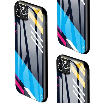 ETUI POKROWIEC ZE SZKŁA HARTOWANEGO Z OSŁONĄ NA APARAT DO IPHONE 11 PRO MAX