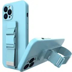 ROPE CASE ETUI CASE OBUDOWA ZE SMYCZĄ DO SAMSUNG GALAXY S21 ULTRA NIEBIESKI